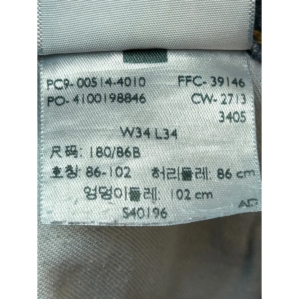 Levi's Jeans Men 34x34 Blue 514 Straight Fit‎ Medium Wash Denim 100% Cotton